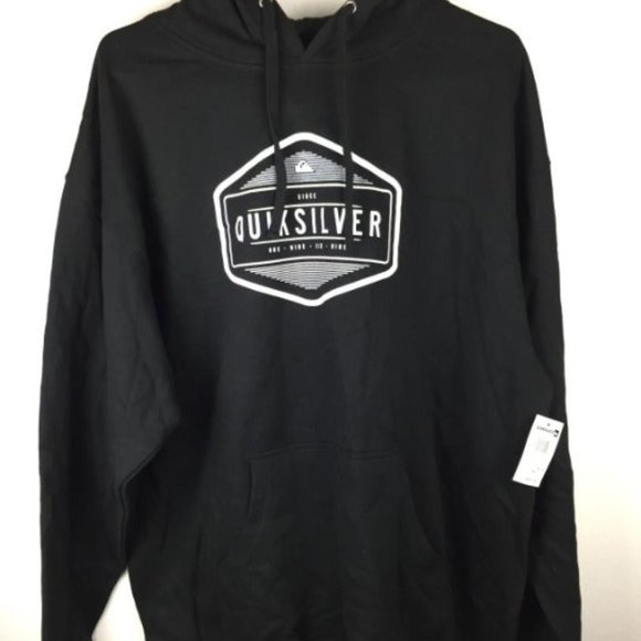 quiksilver black hoodie
